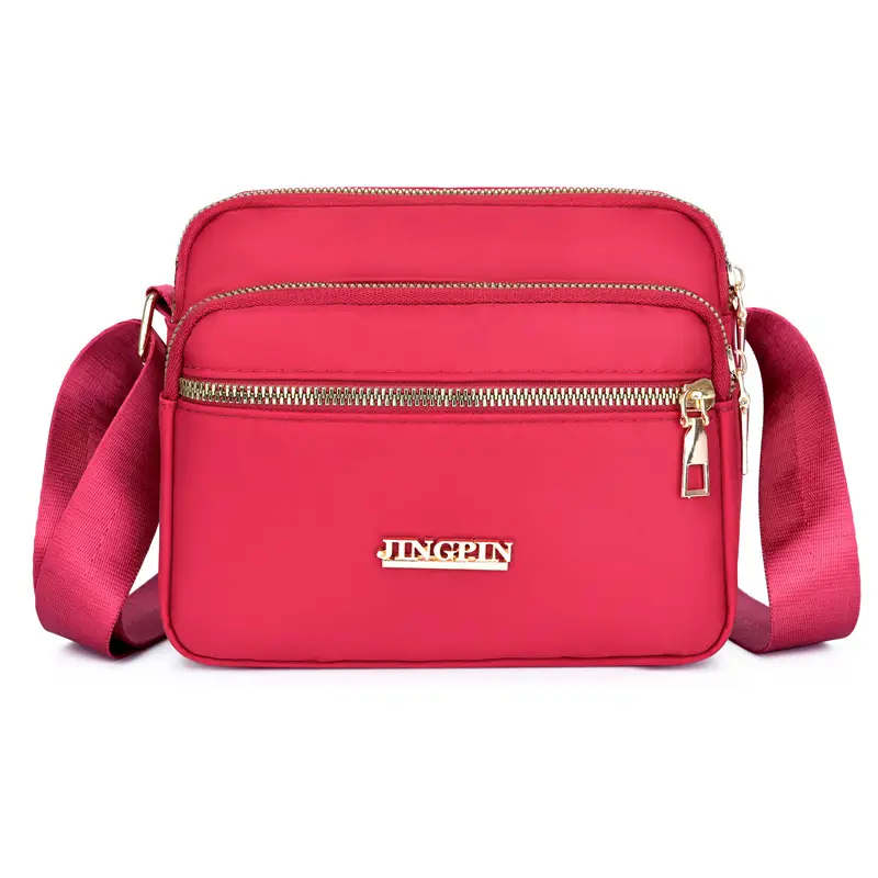 Purple Nylon Crossbody Bag for Women - Image 10