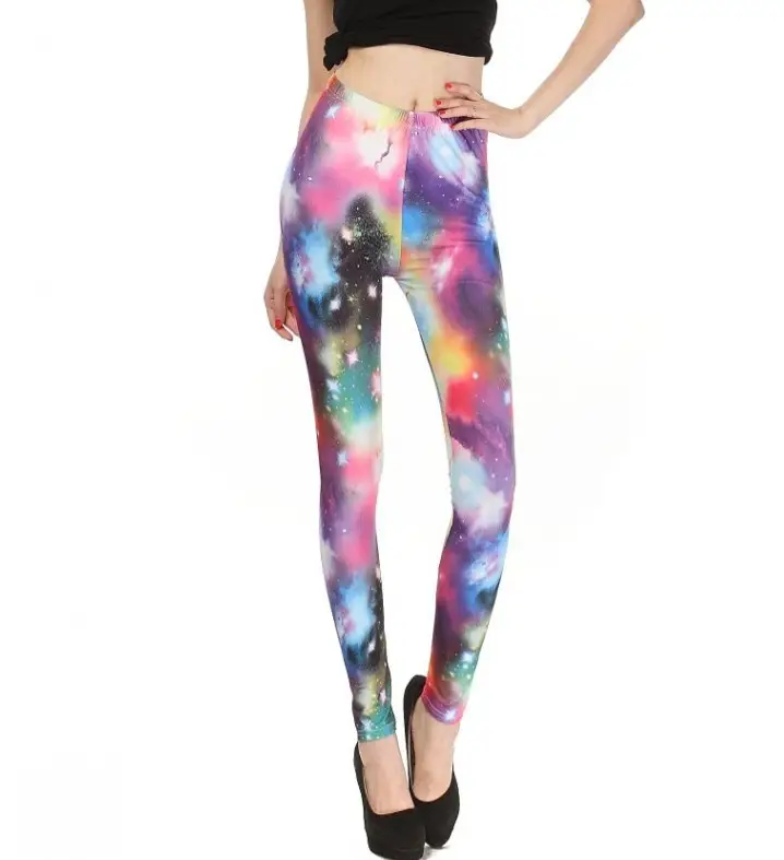 Autumn Winter Velvet Printed Leggings Geometric Design - Image 6