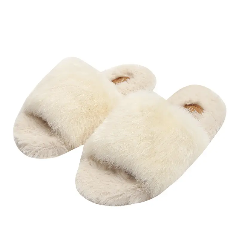 Women's Plush Slippers Pink Purple 2023 - Image 2
