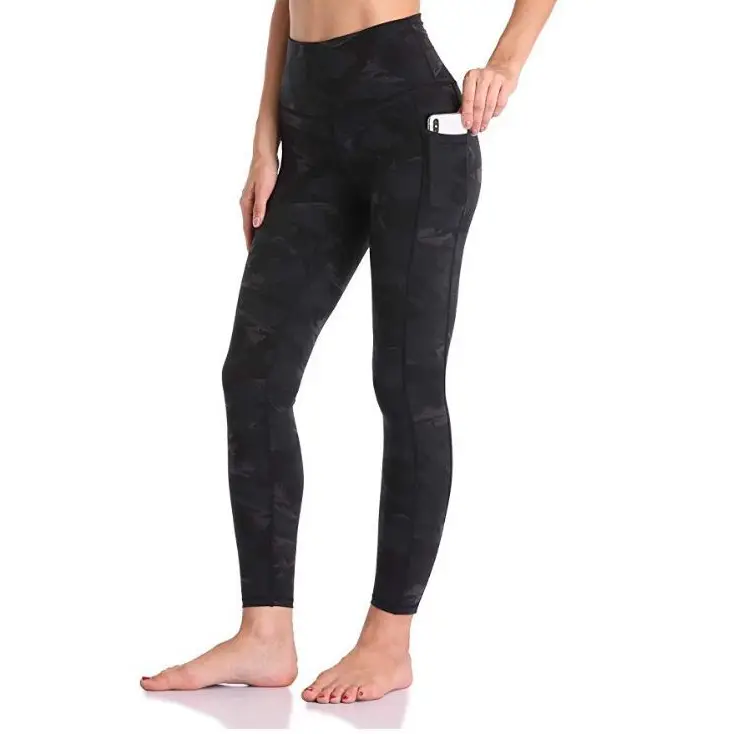 Camouflage High Waist Elastic Sports Pants - Image 8