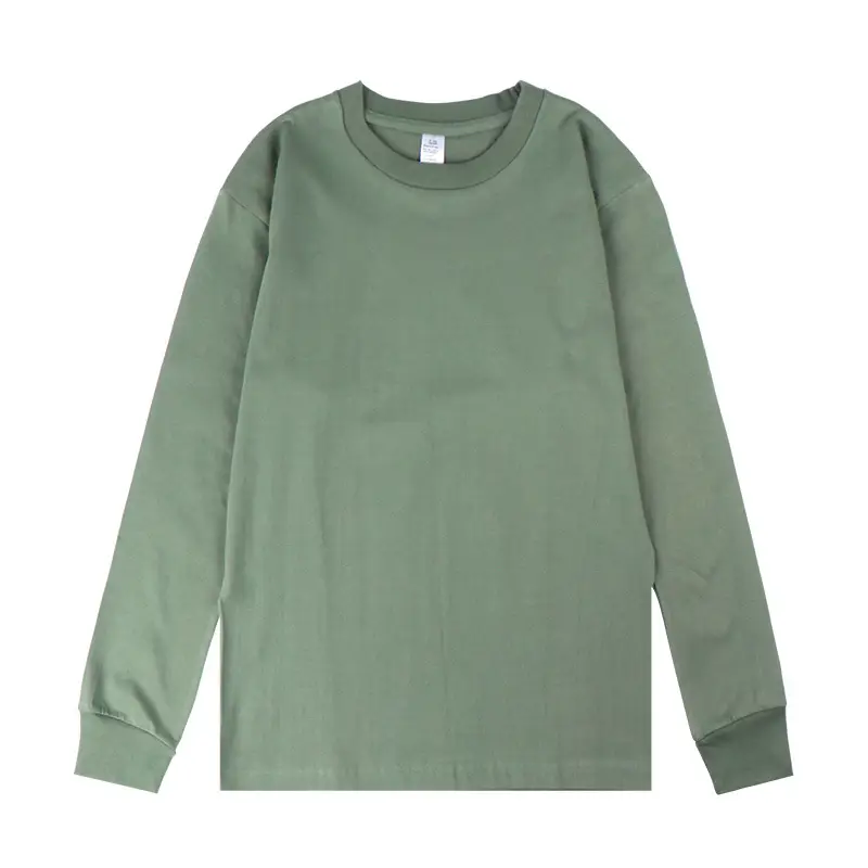 Japanese Heavy Cotton Long Sleeve T-Shirt Black - Image 19