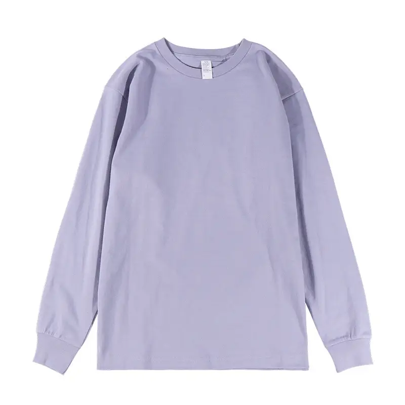 Japanese Heavy Cotton Long Sleeve T-Shirt Black - Image 3