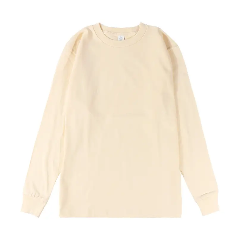 Japanese Heavy Cotton Long Sleeve T-Shirt Black - Image 5