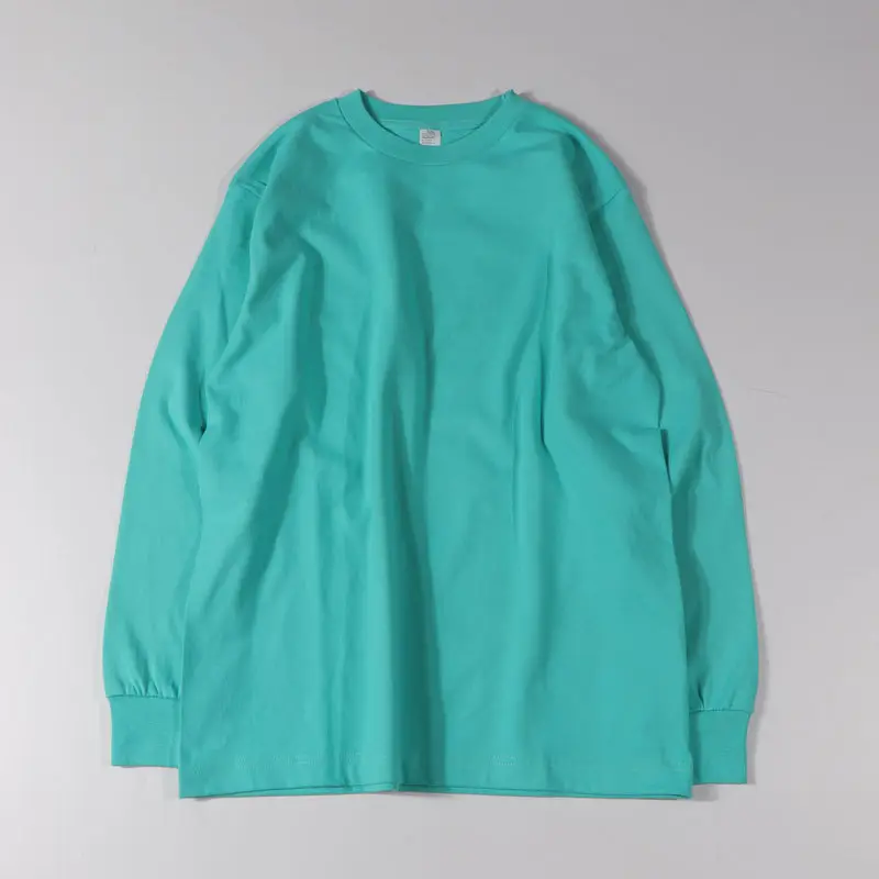 Japanese Heavy Cotton Long Sleeve T-Shirt Black - Image 6