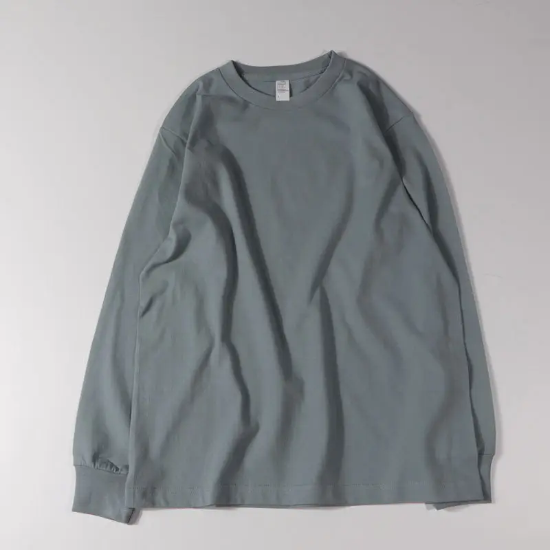 Japanese Heavy Cotton Long Sleeve T-Shirt Black - Image 7