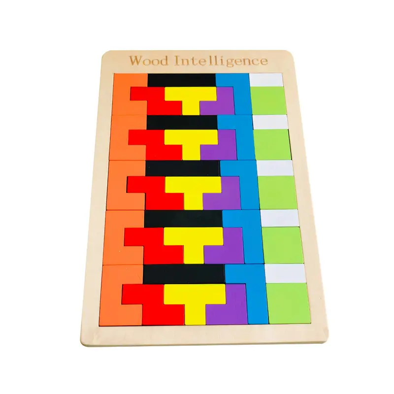 Wooden Crossword Puzzle for Kids Educational Toy - Image 50