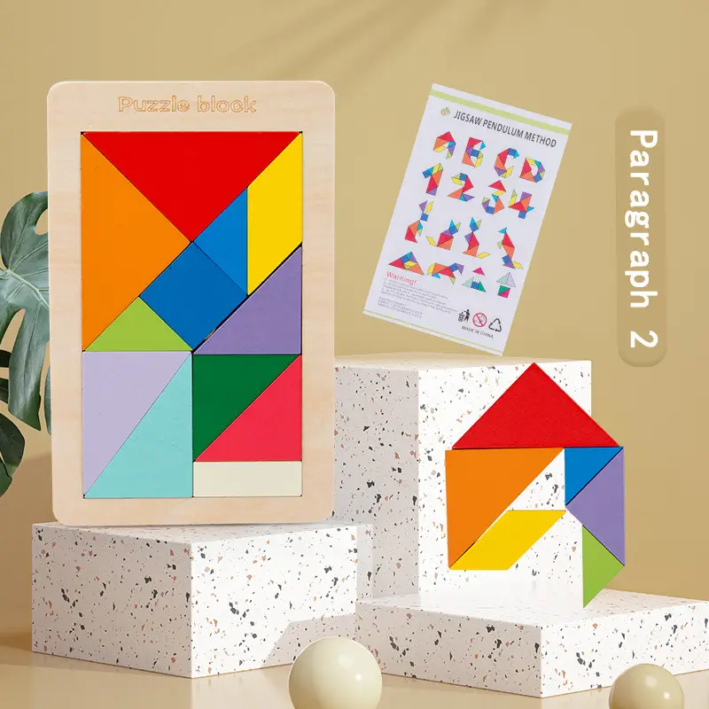 Wooden Crossword Puzzle for Kids Educational Toy - Image 12