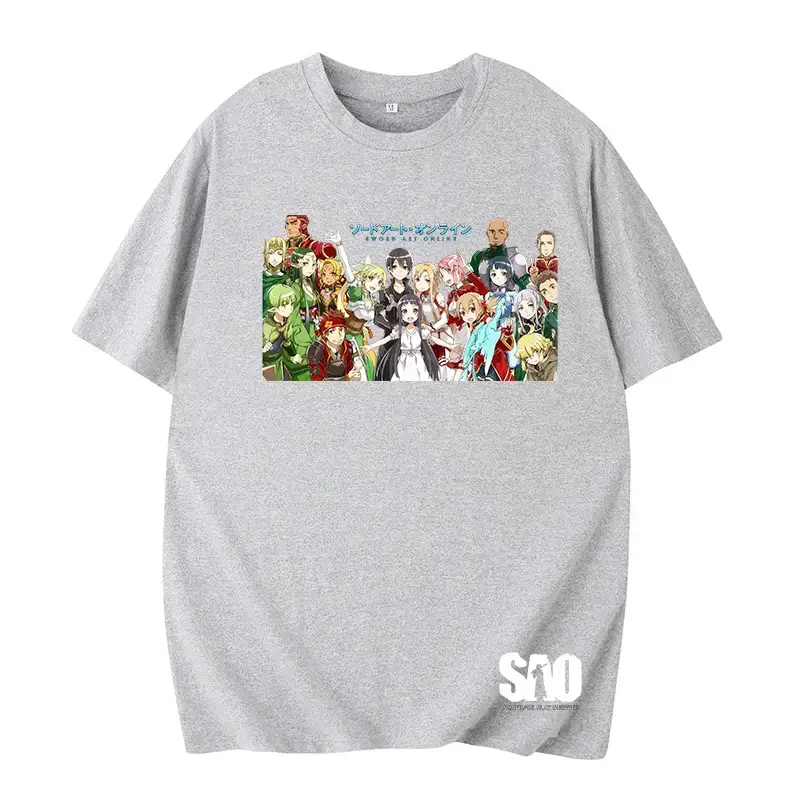 Cross-border Cartoon Sword Shenyu Summer Large Men T-shirt - Image 11
