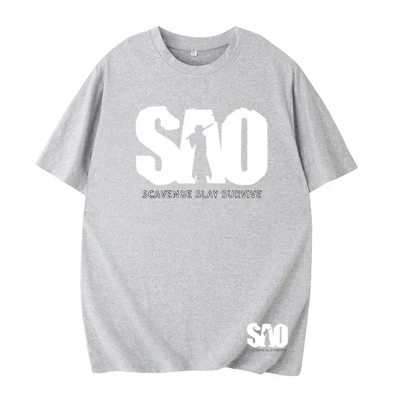 Cross-border Cartoon Sword Shenyu Summer Large Men T-shirt - Image 12