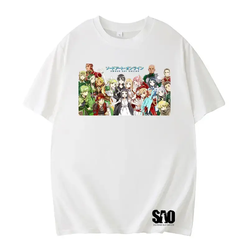 Cross-border Cartoon Sword Shenyu Summer Large Men T-shirt - Image 7