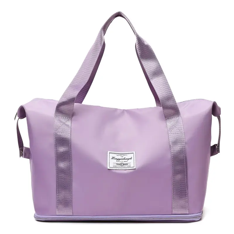 Wholesale Dry and Wet Separation Sports Portable Shoulder Bag Yoga Fitness Bag Large Capacity Travel Bag with Printable Logo - Image 12