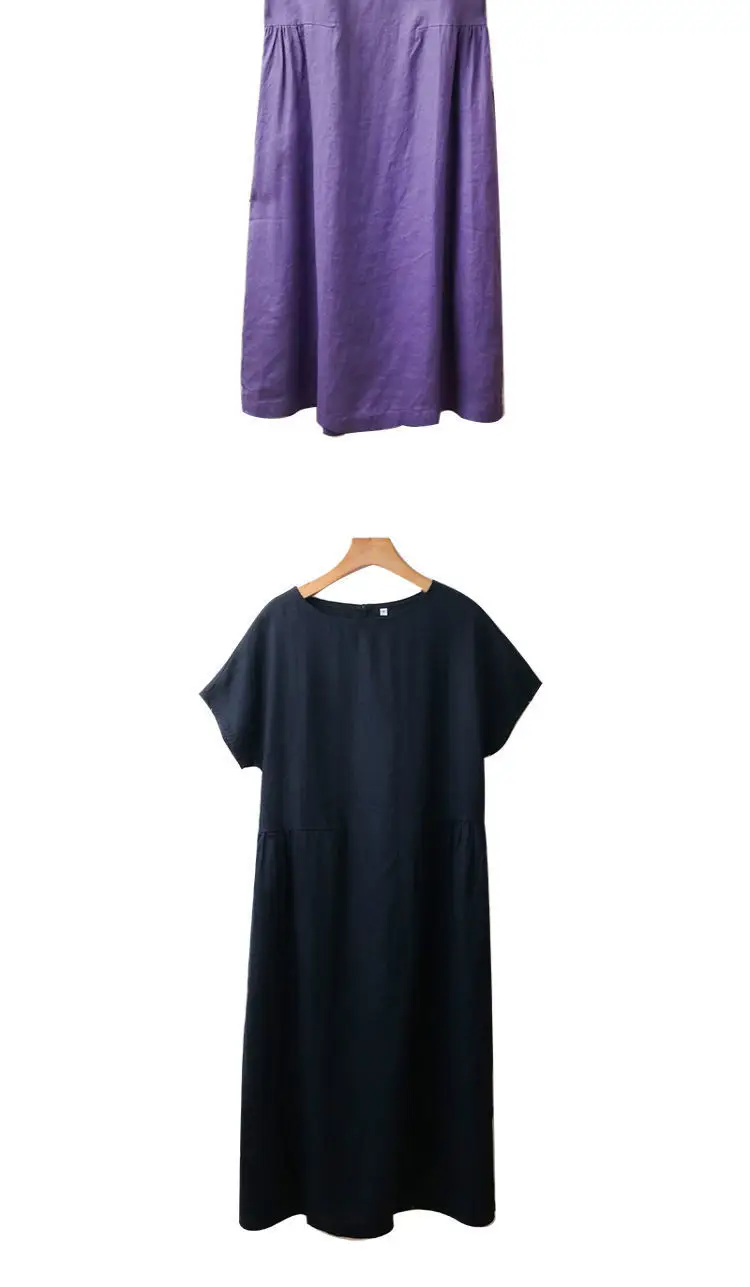 Loose Slimming Dress for Women Summer 2026 New Plus Size Fat mm Mid-Length Dress — feature 18