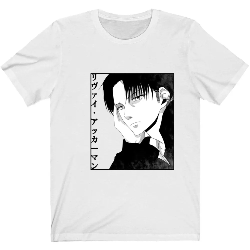 Men's Attack on Titan Harajuku T-Shirt Light Blue - Image 11