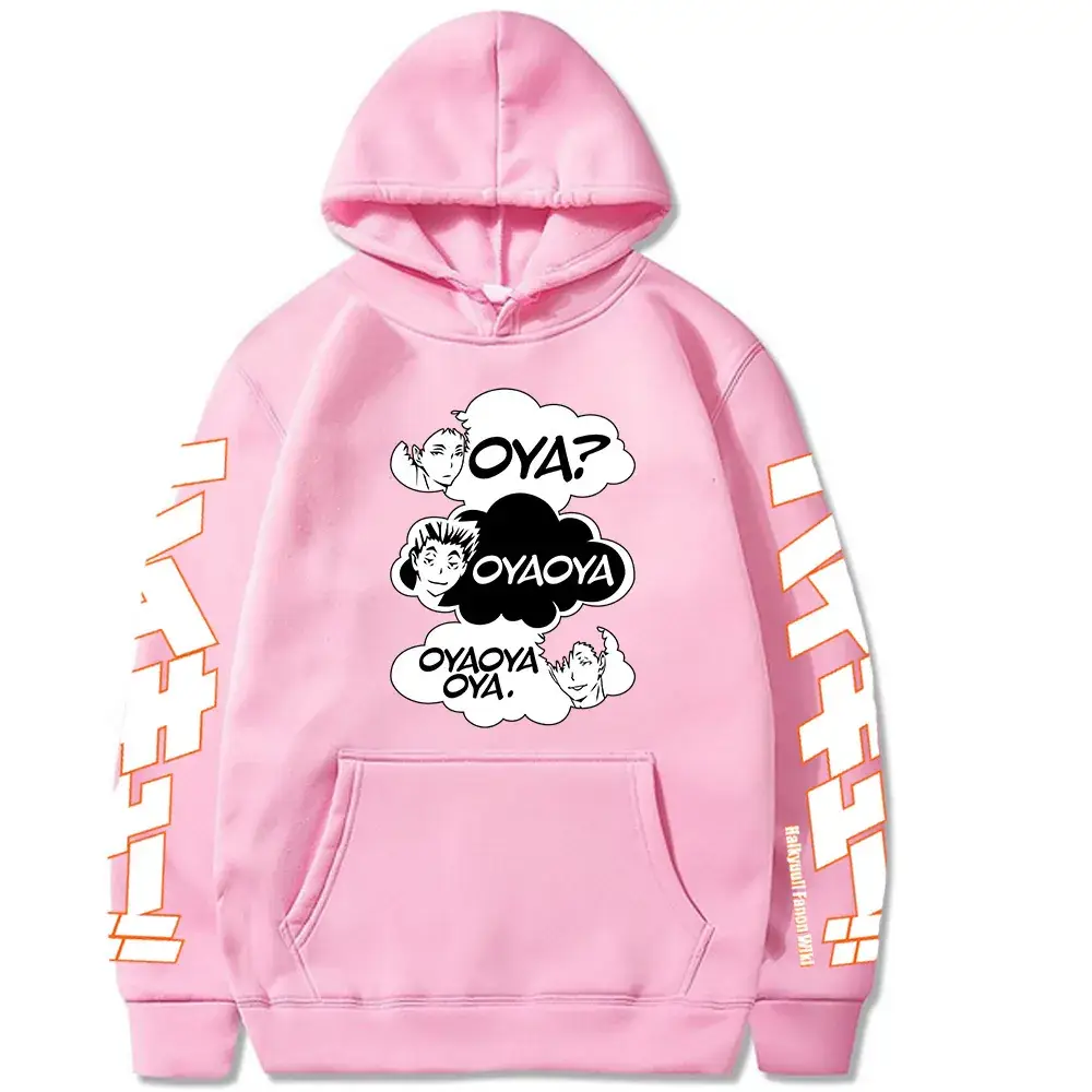 Black Anime Hoodie with "Oyaf" Design - Image 11