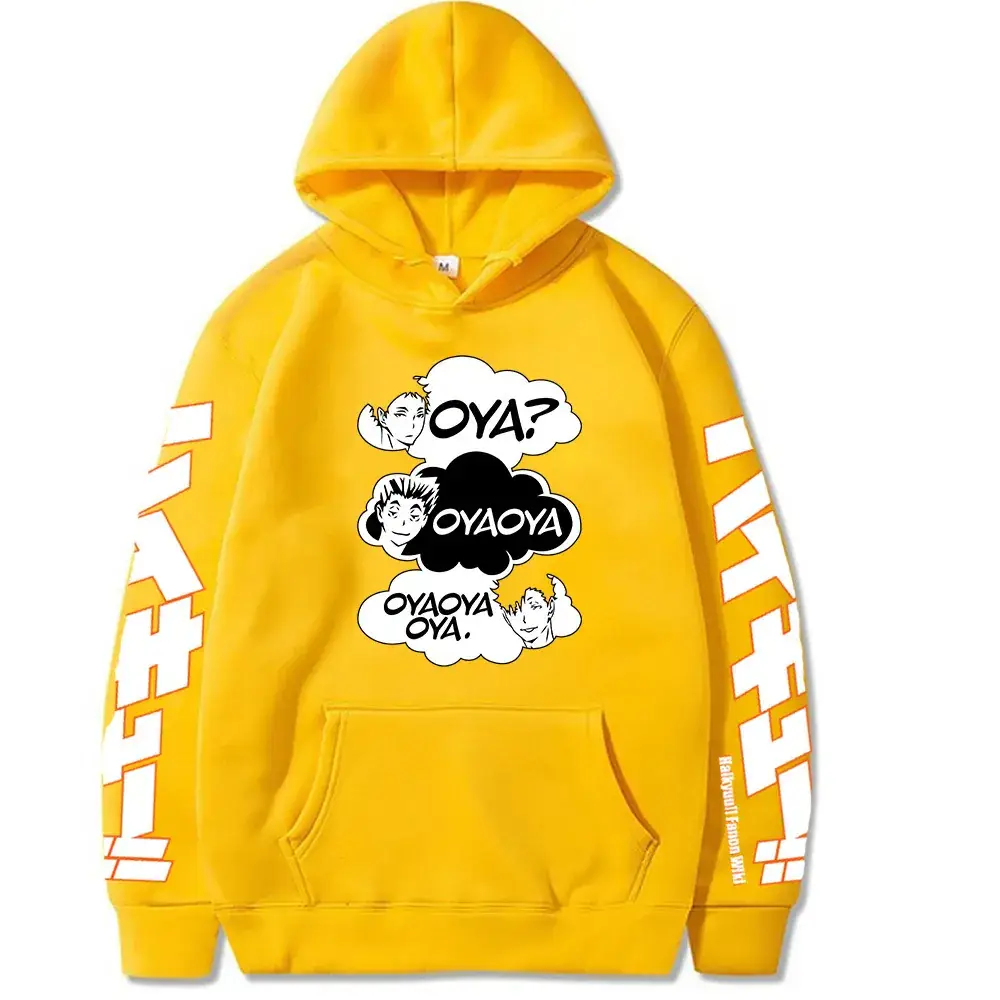 Black Anime Hoodie with "Oyaf" Design - Image 7