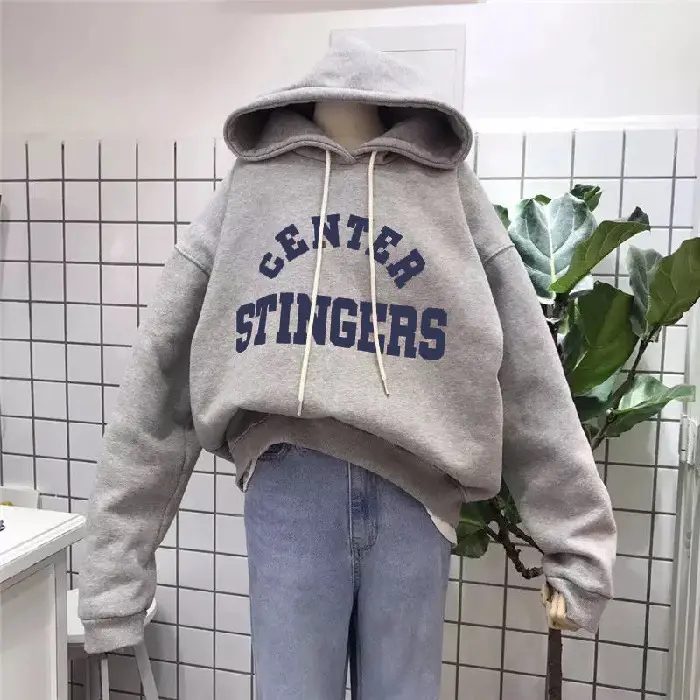 Women Fleece Lined Center Stingers Hoodie Yellow - Image 5