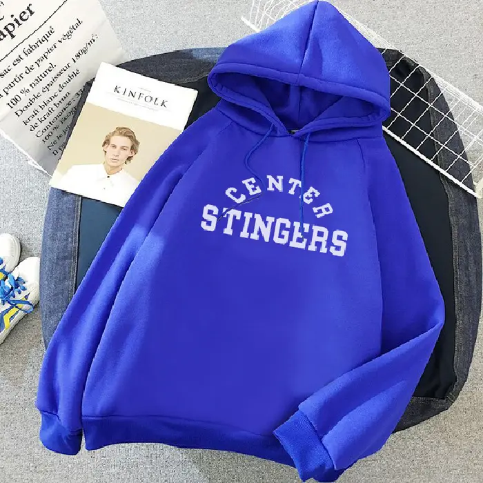 Women Fleece Lined Center Stingers Hoodie Yellow - Image 7