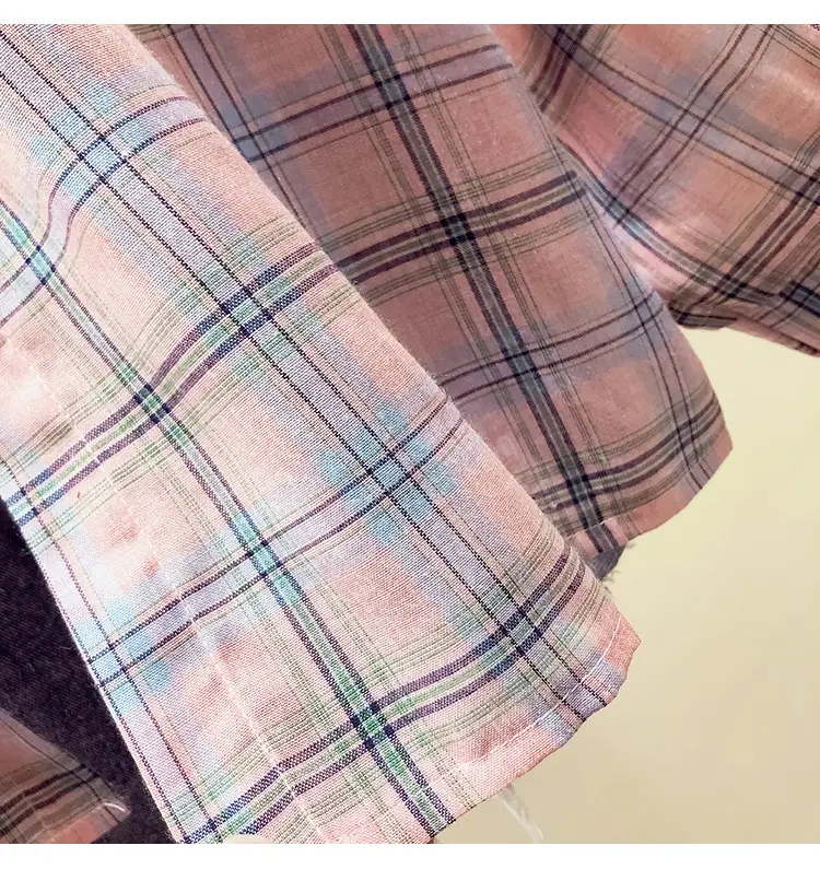 Women Plaid Long Sleeve Shirt Spring Summer 2025 — feature 23