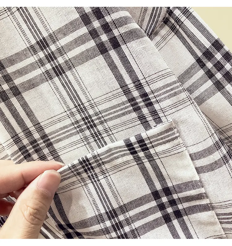 Women Plaid Long Sleeve Shirt Spring Summer 2025 — feature 30