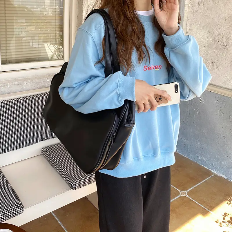 Large Capacity Tote Bag for Women, Suitable for Short Business Trips, Travel Shoulder Bag, 2026 Autumn and Winter New Korean Luggage Bag - Image 6