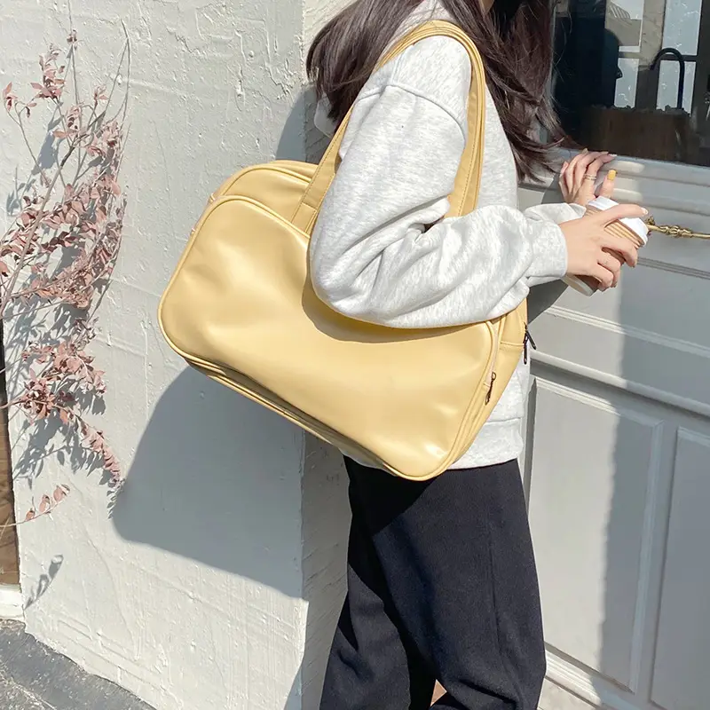 Large Capacity Tote Bag for Women, Suitable for Short Business Trips, Travel Shoulder Bag, 2026 Autumn and Winter New Korean Luggage Bag - Image 7