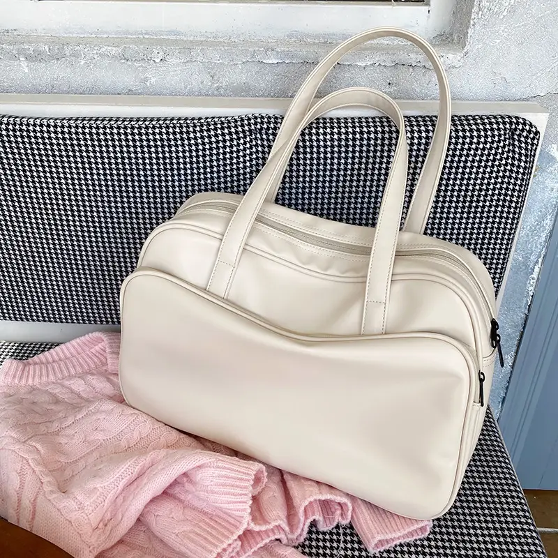 Large Capacity Tote Bag for Women, Suitable for Short Business Trips, Travel Shoulder Bag, 2026 Autumn and Winter New Korean Luggage Bag - Image 8
