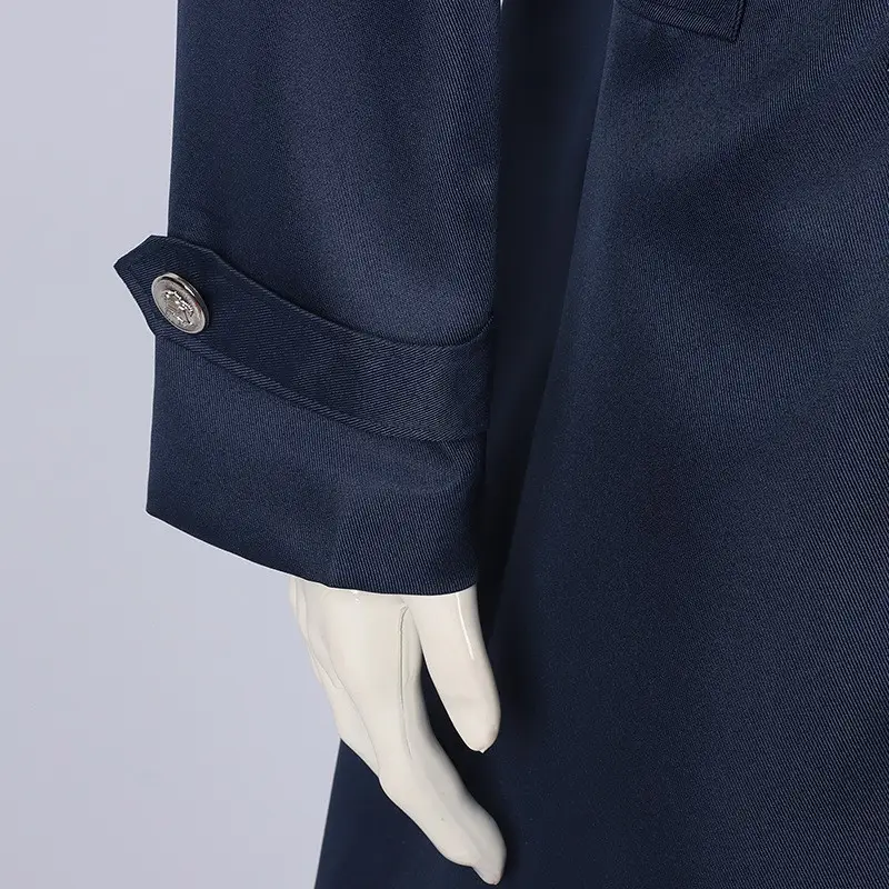 Medieval Steampunk Vintage Gothic Coat Trenchcoat Mid-Long — feature 16
