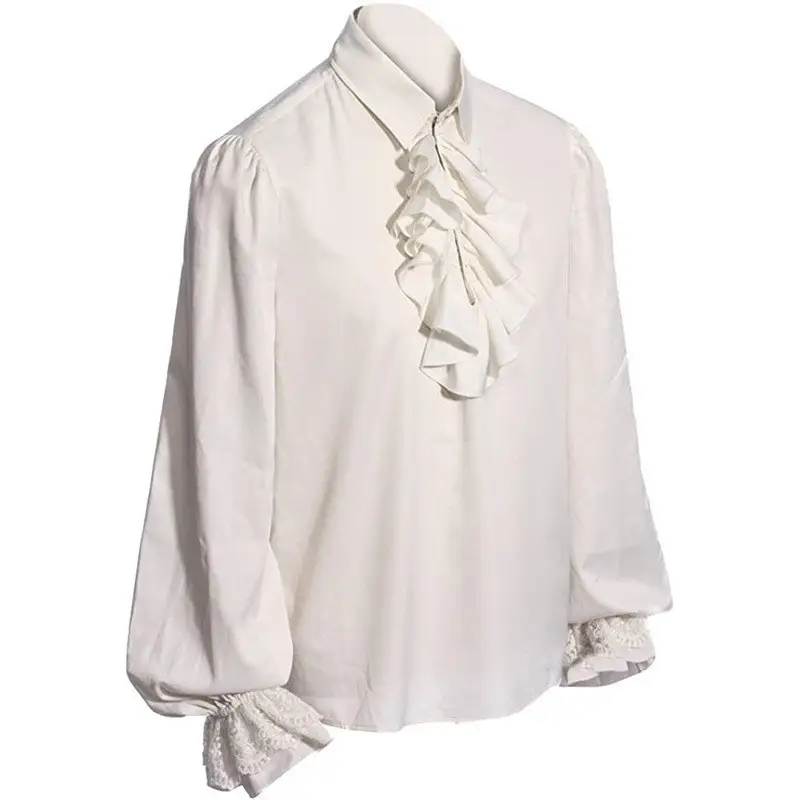 Medieval Steampunk Vintage Gothic Coat Trenchcoat Mid-Long — feature 21