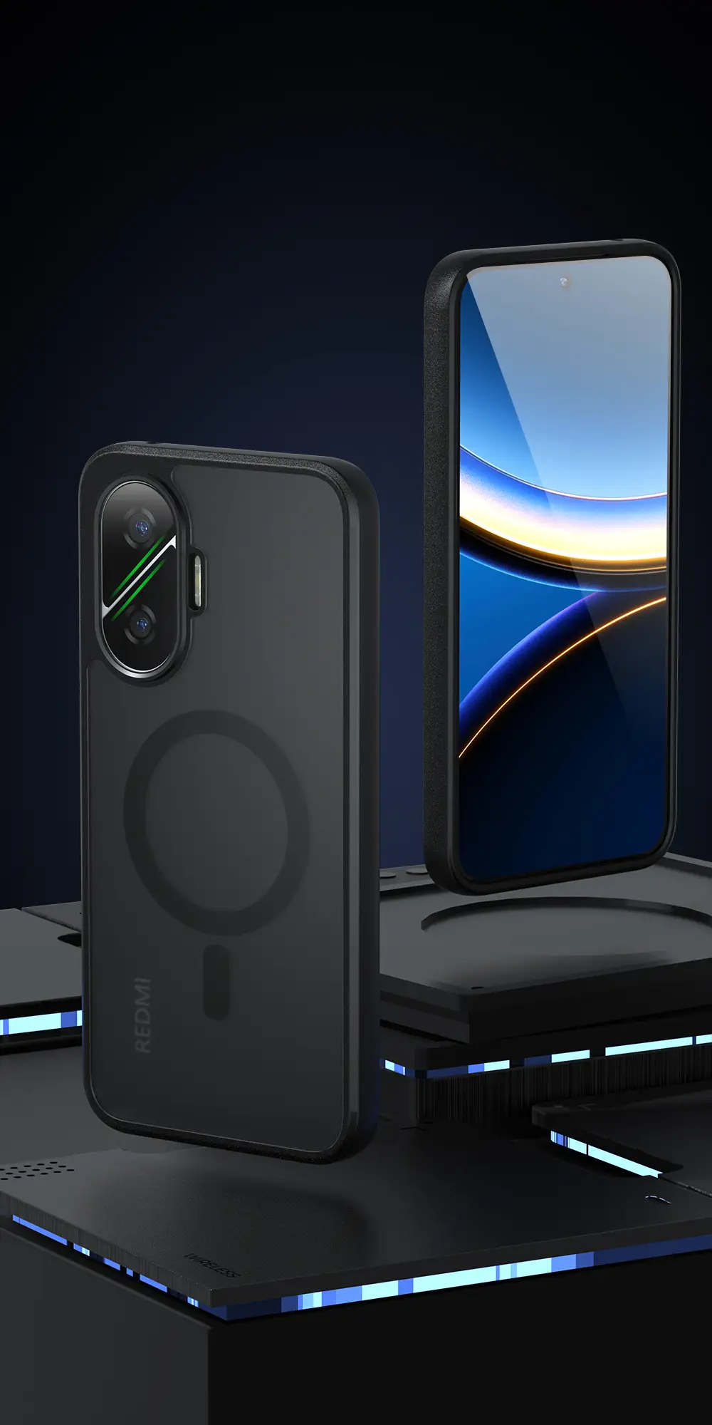 3D Matte Phone Case Anti-Drop Two Touch — feature 10