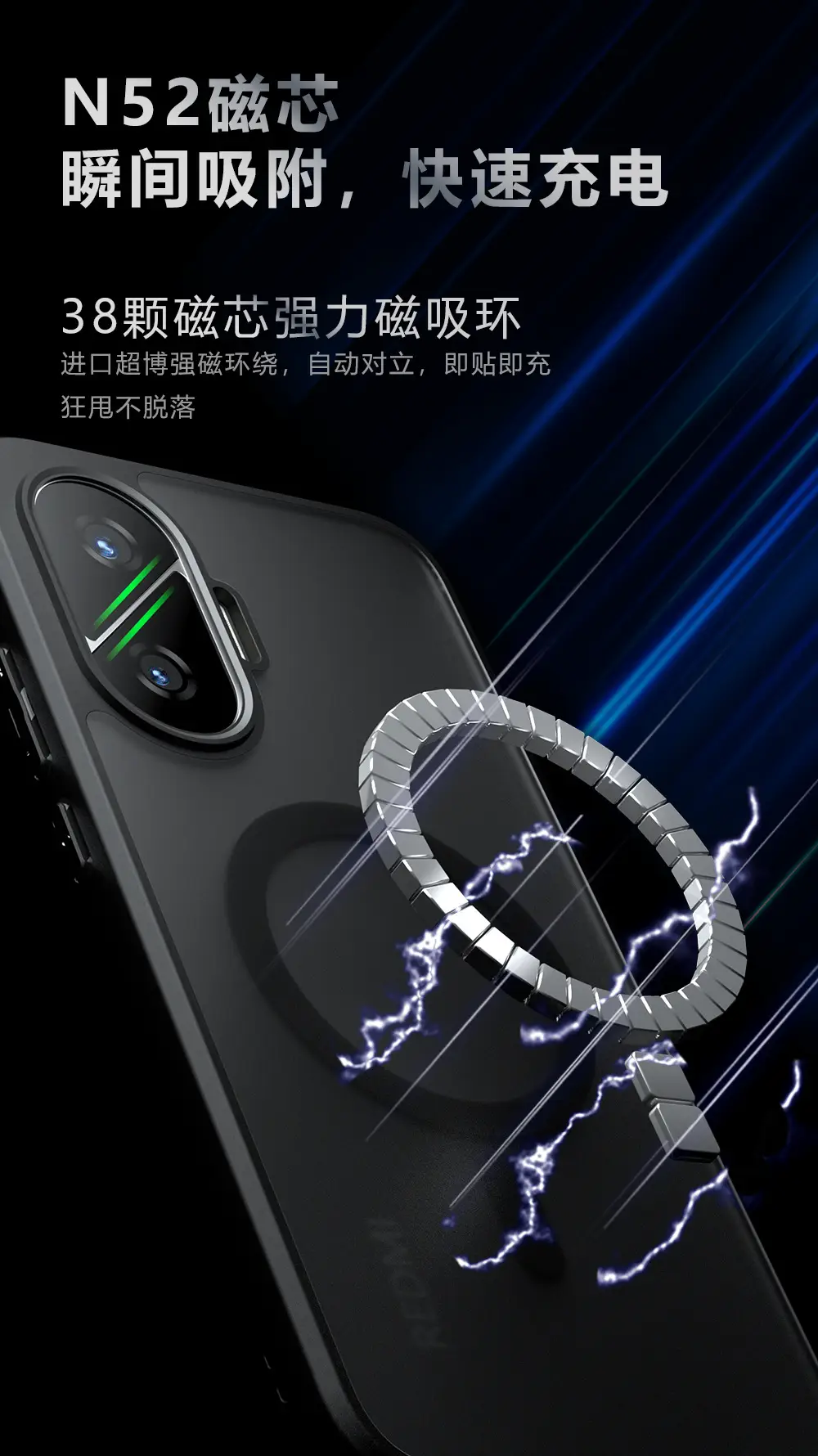 3D Matte Phone Case Anti-Drop Two Touch — feature 2