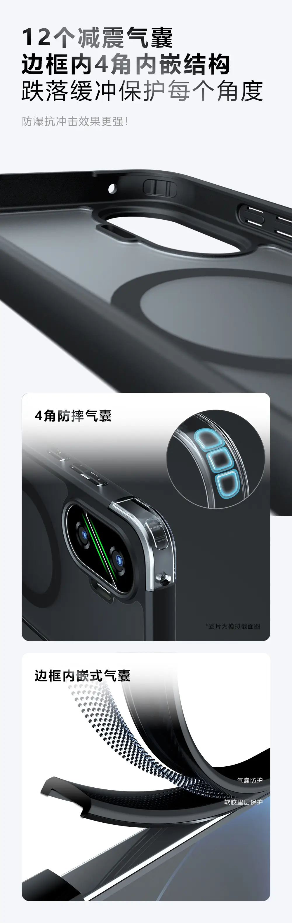 3D Matte Phone Case Anti-Drop Two Touch — feature 4
