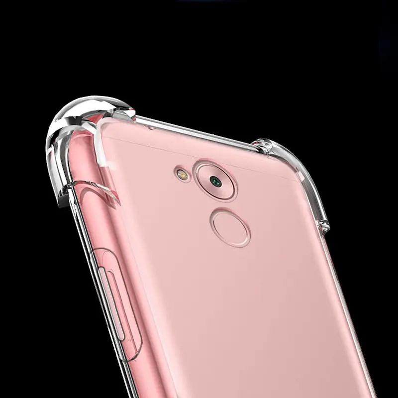 Honor 500 Phone Case Anti-Drop Clear Pink - Image 3