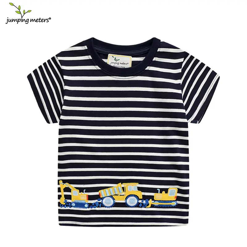 Boys Striped T-Shirt with Toy Print - Image 2