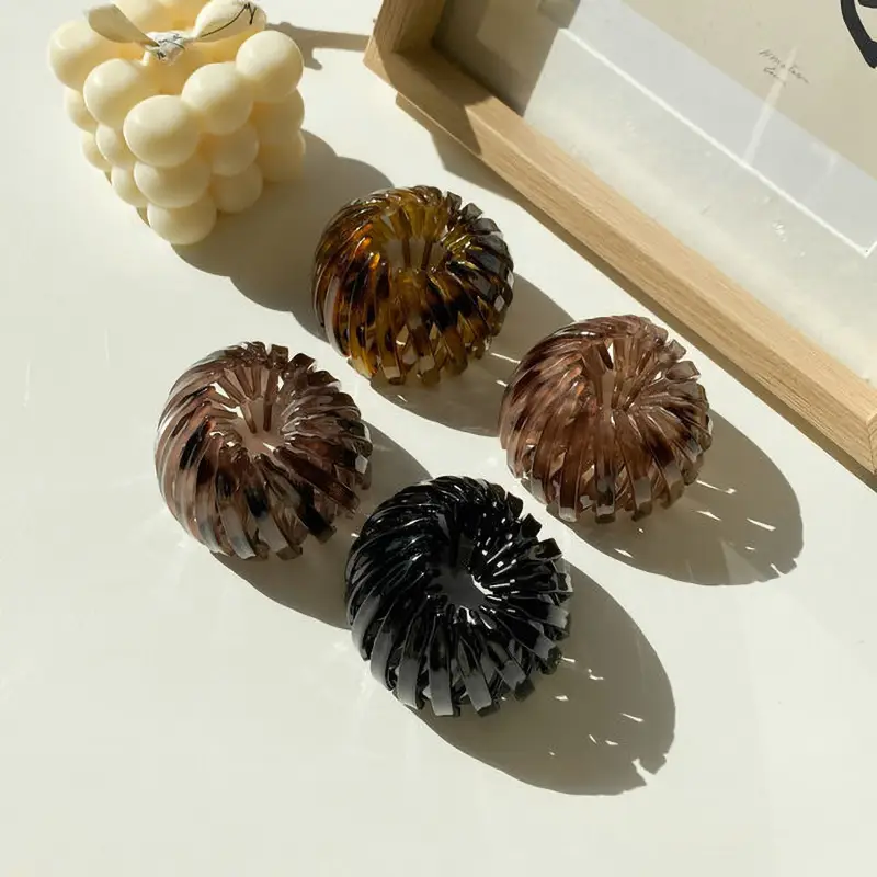 Red Korean Headdress Hairpin Ball for Women