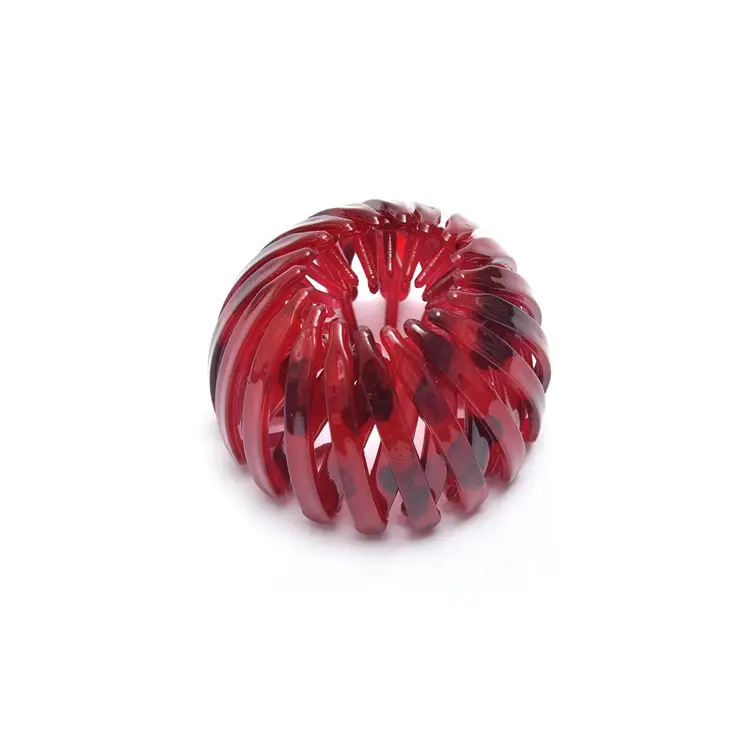 Red Korean Headdress Hairpin Ball for Women