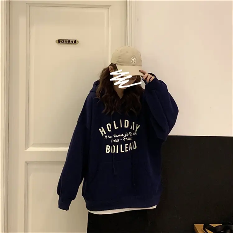 250g Anti-Pilling Velvet Hooded Sweater Red Winter — feature 11