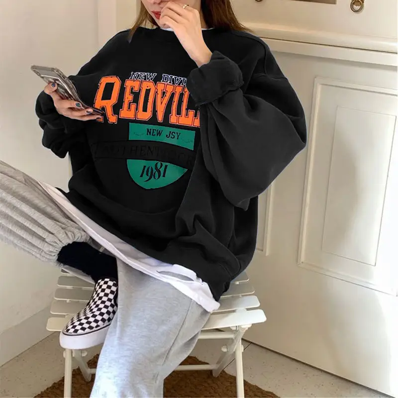 2020 Winter Printed 100Pc Women Sweatshirt