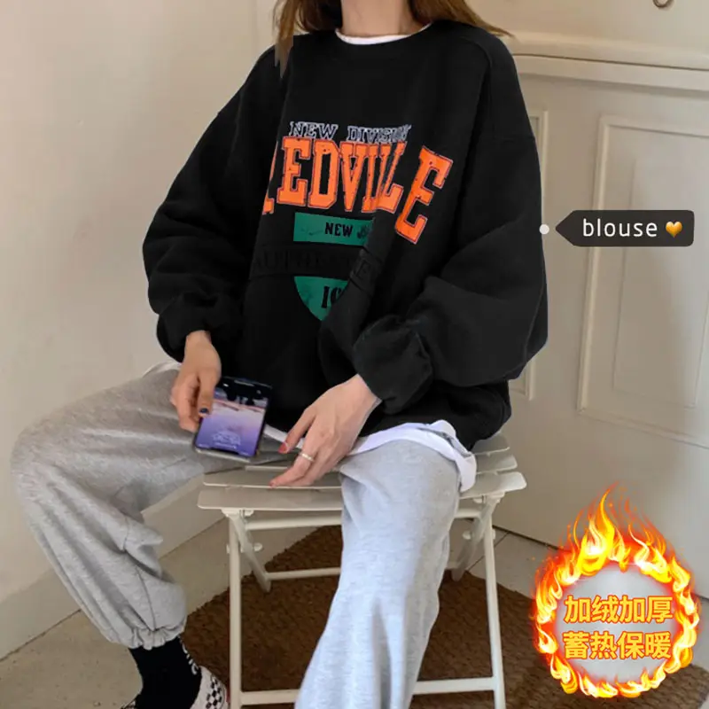 2020 Winter Printed 100Pc Women Sweatshirt