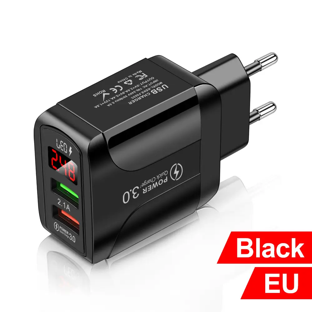 Dual USB Fast Charging Charger with Digital Display - Image 5
