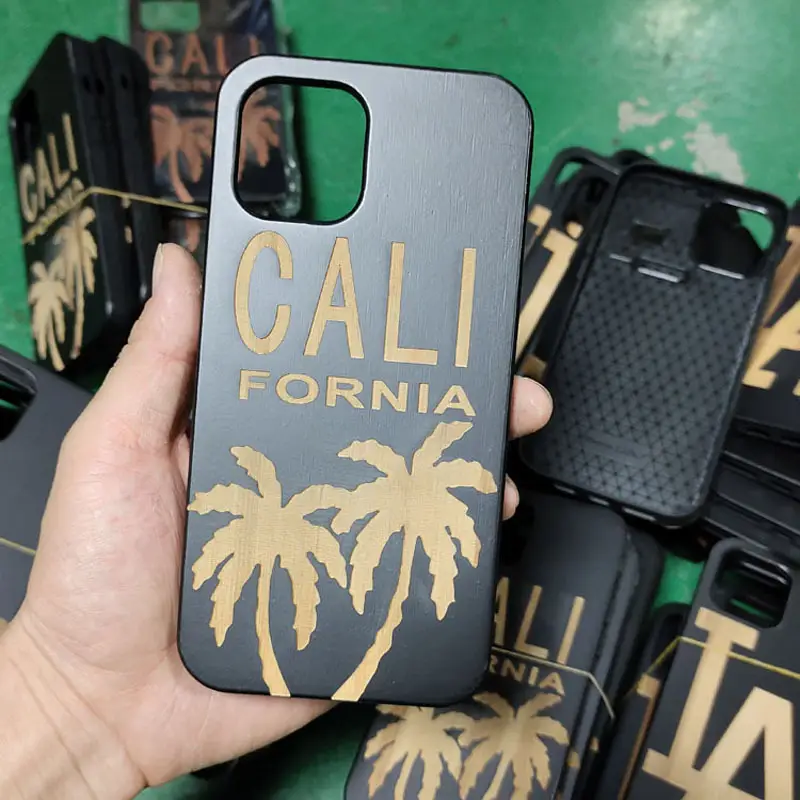 Iphone12 Mini Black Jet Wooden Mobile Phone Case - Image 9