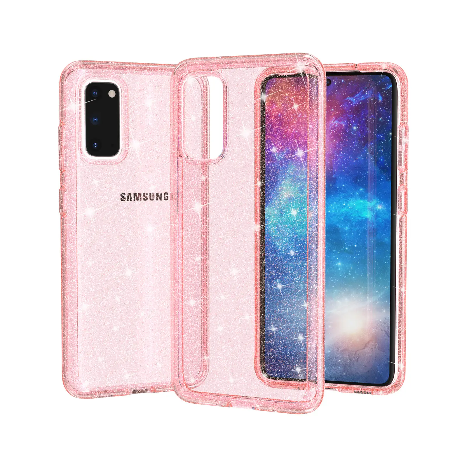 Samsung S20 Glitter Case Drop Proof All-inclusive - Image 2