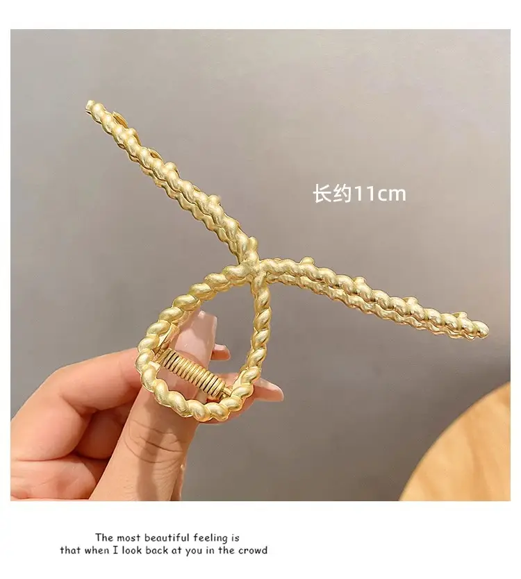 French Retro Pearl Hair Clip Large Size Women — feature 59