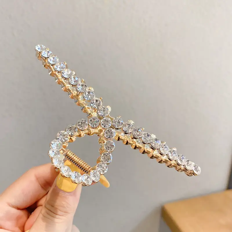 French Retro Pearl Hair Clip Large Size Women - Image 6
