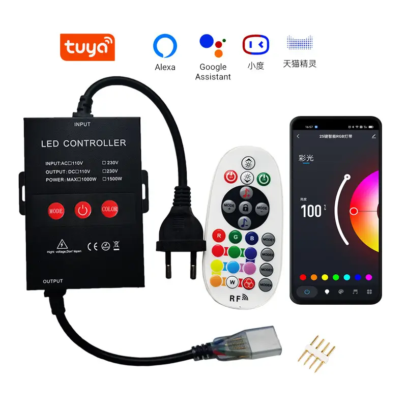 25 Key RGB Light Controller with WiFi Remote 220V - Image 10