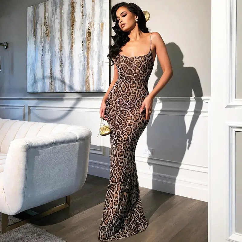 2023 Leopard Print Summer Dress for Women - Image 2
