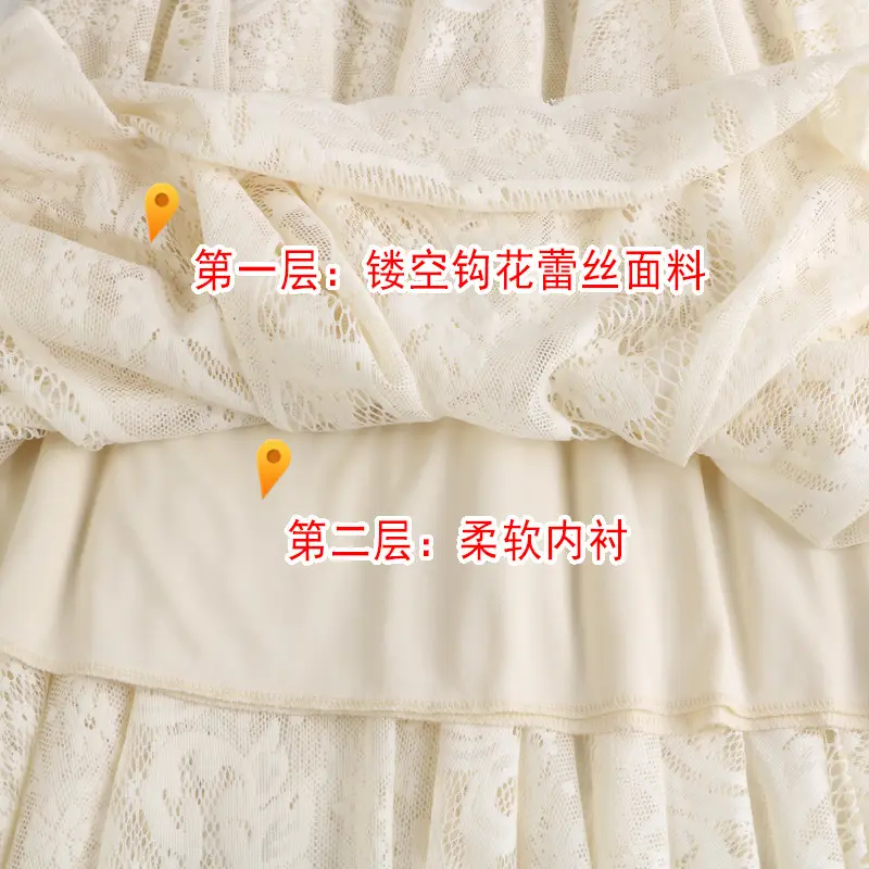 Autumn Lace Skirt Women High Waist Slimming - Image 7
