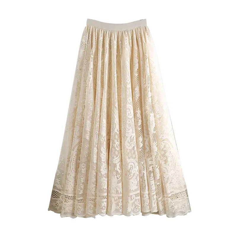 Autumn Lace Skirt Women High Waist Slimming - Image 8