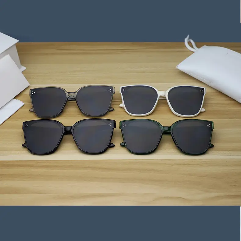 Unisex Anti-UV Square Sunglasses Black Polarized - Image 6