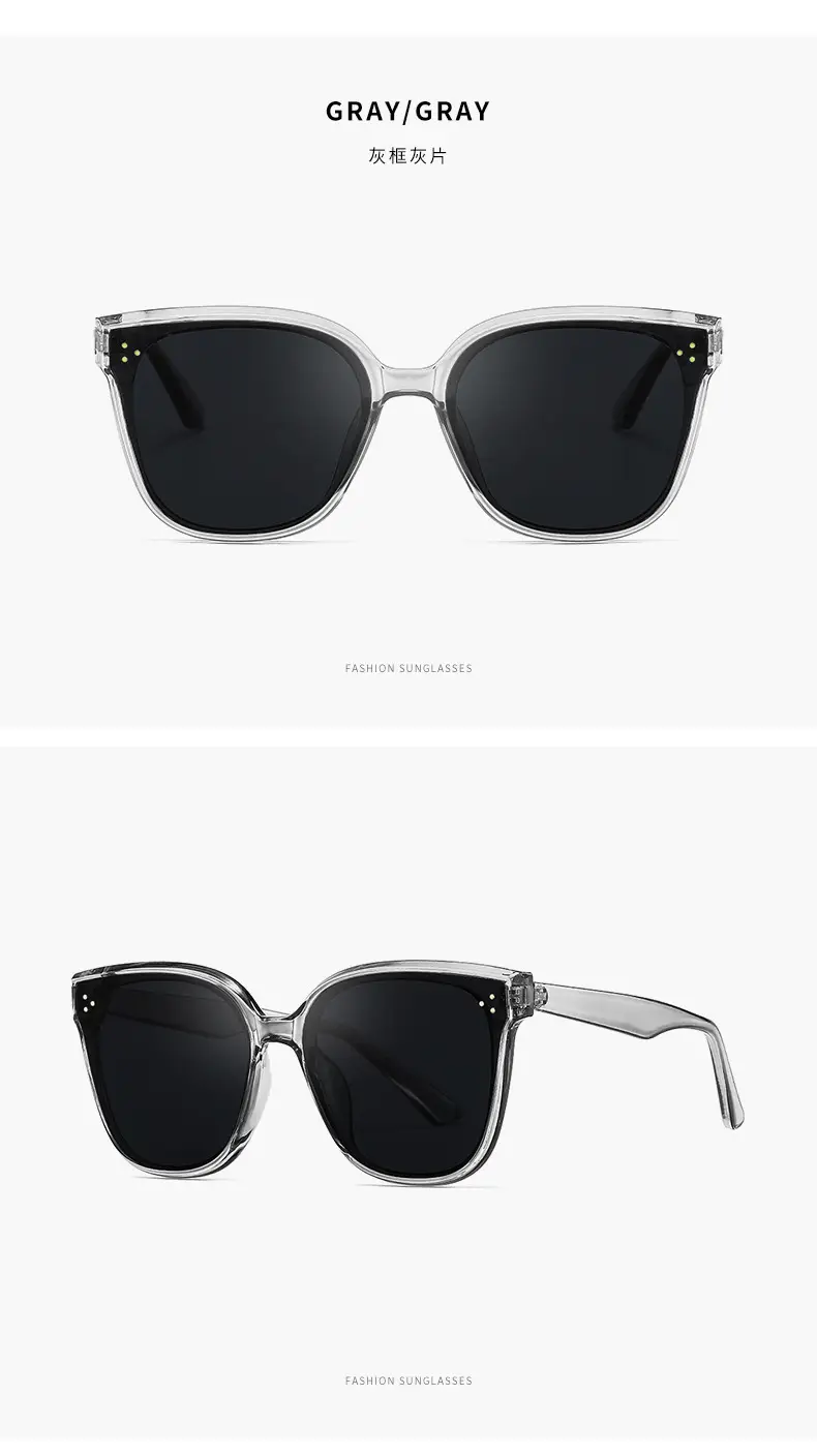 Unisex Anti-UV Square Sunglasses Black Polarized — feature 20
