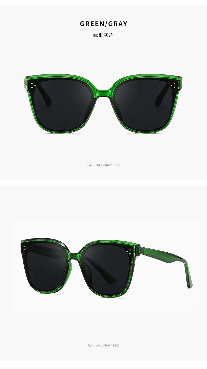 Unisex Anti-UV Square Sunglasses Black Polarized — feature 21